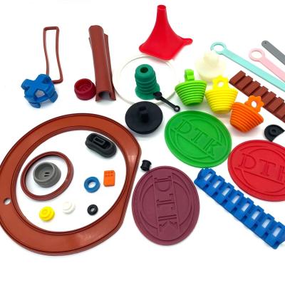 China Molded Rubber Seals Cap & Silicone Rubber Parts Good Grade for sale