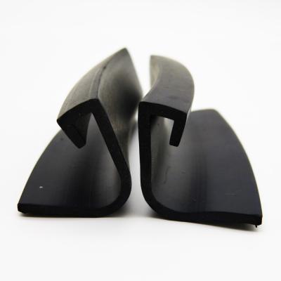China China Customer EPDM Widely Use Extruded Rubber Seals 100ppm Rubber Moulding Profiles for sale