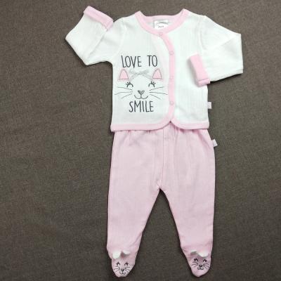 Chine Équipements infantiles à la mode réglés de petite fille d'équipement d'habillement à emporter nouveau-né blanc de bébé à vendre