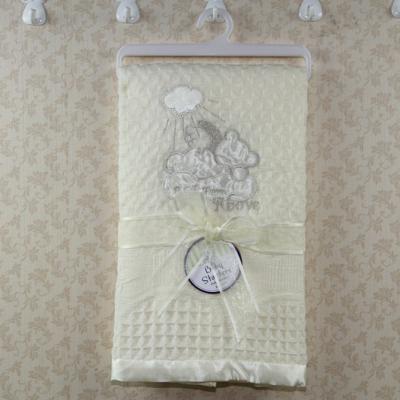 Chine 120 x 120cm ont tricoté la couverture tricotée d'enfants de landau de serviette de Bath de bébé de châles de bébé à vendre
