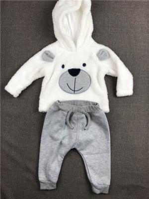 China Hood Animal Infant Bunting Snowsuit , Spandex / Cotton Waterproof Baby Pram Suits for sale