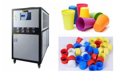 Chine réfrigérateur industriel de 3P 380V 50Hz pour la production de capsules de boisson de tasses de plastiques à vendre