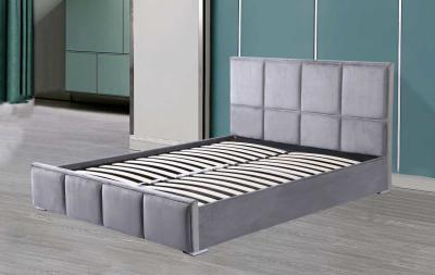 China Hotel 0.355m3 Upholstered Platform Bed With Storage for sale