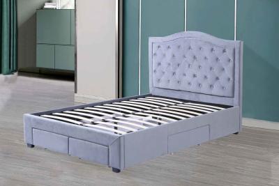 China Contemporary Skin Friendly Plywood Bed Frame For Hotel for sale