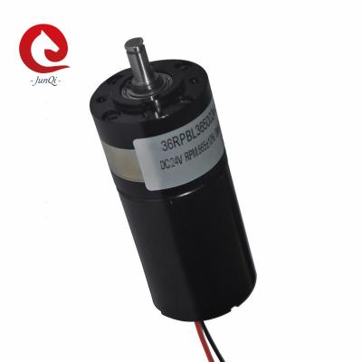 China 12V/24V BL3650 Brushless DC Motor with  36mm Planetary Gearbox  For Automatic door-lock for sale
