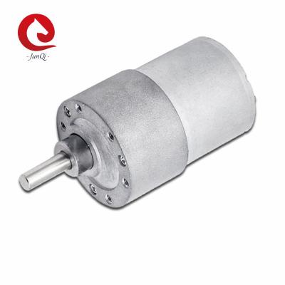 China 37mm Custom 12v 24v DC Spur Gearbox Reducer Brushed Motor JQM-37RS3530  10000rpm 20kgf.cm For Electric Tools for sale