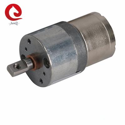China JQM-27RS310 27mm Mirco DC Spur Metal Brushed Reduction Motor 0.5W 6V 10000RPM For Electric Tools for sale
