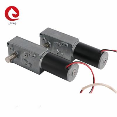 China 24VDC Worm Gear Reduction Motor 80kgf.Cm For Large Machinary for sale
