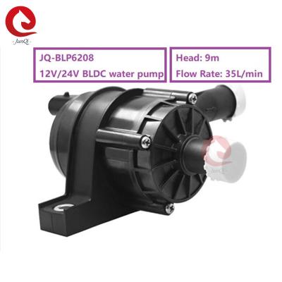 China 12V DC Mini Water Pump 30L/Min Flow 9m Lift JQ-BLP6208 Booster Pump For EV Cars for sale