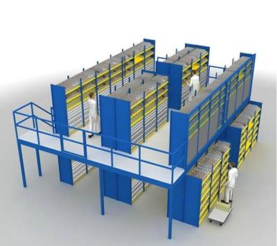 China Manual Picking Mezzanine ASRS Racking System MHS Two Or Three Layers for sale