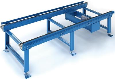 China Payload 1200Kg Heavy Duty Pallet Conveyor Systems Double Chain for sale