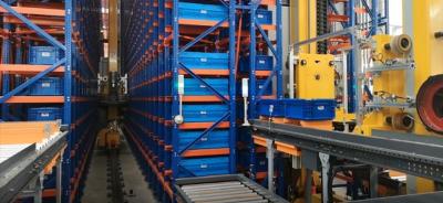 China 4 Aisles Automated Storage Retrieval System ASRS 4032 Cargo Spaces for sale