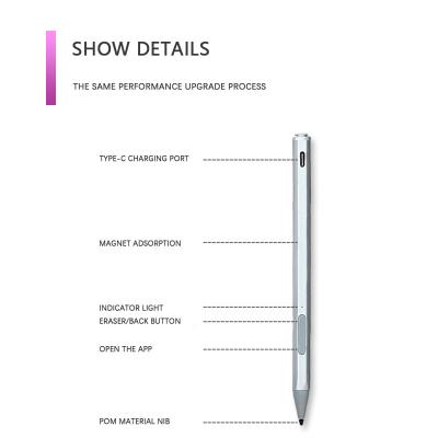 China Aviation Aluminium Alloy Apple Pen Pencil Smart Digital Writing On 2nd Generation Surface for sale