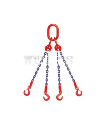 China Zinc Oil Drum Steel Chain Sling With Clamp For Lifting Standard CE Certificaited for sale