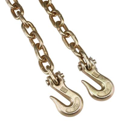 China G70 Transport Steel Chain Sling With Grab Hooks Welded Chain WELLS-chain for sale