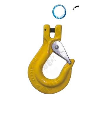 China forged cargo hook with latch  G80 Color Painted Roll-Forged alloy steel for sale