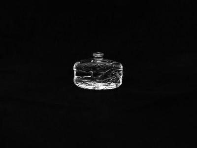 China Garrafas e frascos personalizados de vidro do perfume do espaço livre de 100ml Appliqué à venda