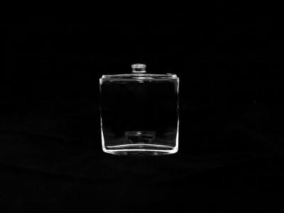 China OEM 100ml que imprime las botellas y los tarros líquidos del almacenamiento del vidrio del perfume en venta
