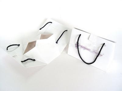Chine La coutume a imprimé les sacs de transporteur de papier réutilisés uniques pour des achats à vendre