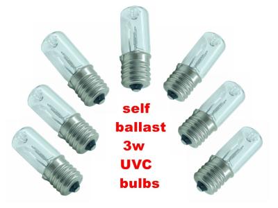 China Household UV Light Bulb Self Ballast UVC Refrigerator Deodorant O3 for sale