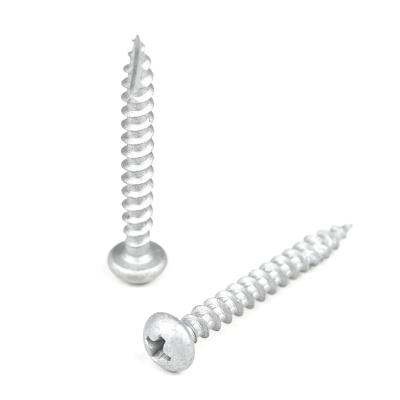 China Metric GB Standard Ss410 Stainless Steel Type 17 Decking Screws 4.1x35 Small Phillips for sale