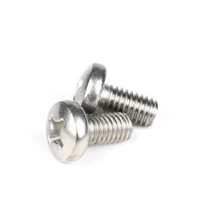 China Phillips M6 X10mm Pan Head Machine Screw With Good Anti Corrosion for sale