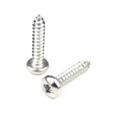 China 100% QC Tested 304 Stainless Steel Pan Head Self Tapping Screw 8 X20 with Square Drive for sale