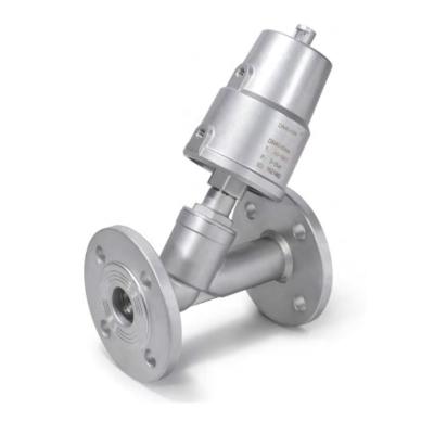 China Y Type Pneumatic Angle Seat Valve for sale