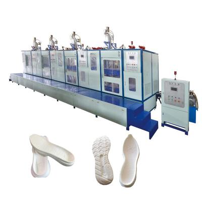 China Single Color Outsole ETPU Machine For Shoe Making Upright Type for sale