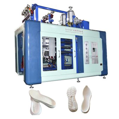 China Blue or White ETPU Machine Shoe Sloe Making Machine Horizontal Type for sale