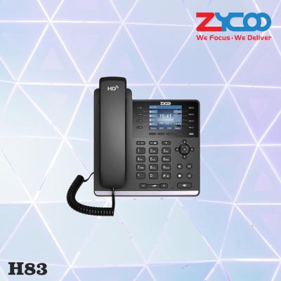 China 320x240 Screen CooFone H83 VoIP Desk Phone Wall mount Poe VoIP Phone for sale