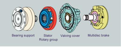 Chine Pièces compactes de moteur de pompe hydraulique de Poclain MS50, kit de réparation de pompe hydraulique à vendre