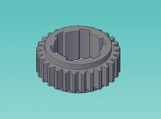 Quality 400/125 Hydraulic Cylinder Components Gear 38CrMoAl-5+6 Material for sale