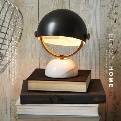 China Unique Personalized Household Table Lamp Baked Enamel Nordic Style Bedside Lamps for sale