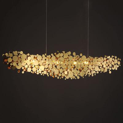 China Postmodern Creative Chandelier Light For Bedroom 6000K 5000K Gold Chrome Finish for sale