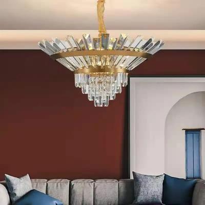 China Round Luxury Pendant Lights E14 Customized Smoked Glass Cluster Pendant Light for sale