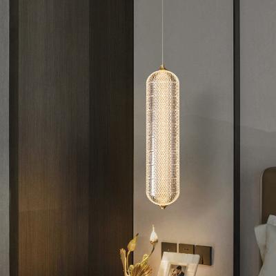 Chine Lampe acrylique moderne tricolore adaptée aux besoins du client Diamond Shaped Lampshade de plafond de lustre de LED à vendre