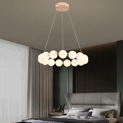 China 4500K Modern Ring Chandelier Magic Bean Chandelier Roto Moulding for sale