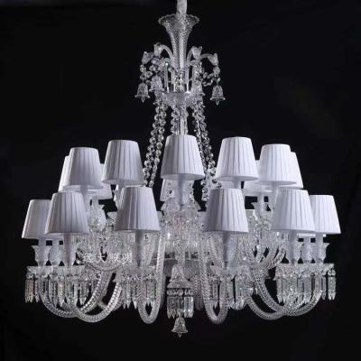 China K9 Crystal Candle Chandelier Pendant Light ODM Rustproof Mirror Cutting Effect for sale