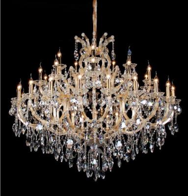 China LED E14 Ceiling Crystal Candle Chandelier Lamp Waterproof Dirt Resistant for sale