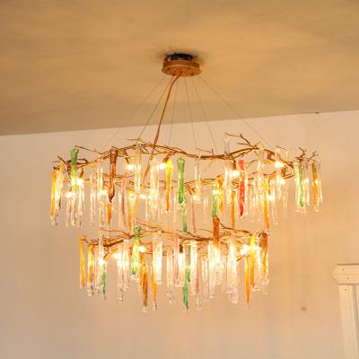China 2 Year Warranty Metal Luxury Ceiling Lights For High End Chandelier In Living Room for sale