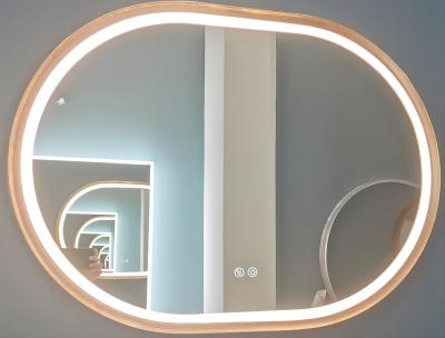 Chine ODM d'OEM rétro-éclairé ovale du miroir 4200K de décoration moderne à vendre