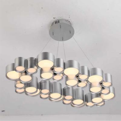 China Lightweight Square ABS Resin Chandeliers Pendant Lights for sale