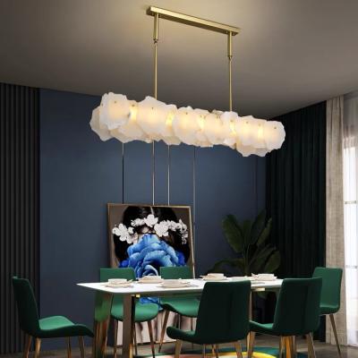 China LED Modern Rectangle Luxury Pendant Light Fixtures 15 - 20m2 for sale