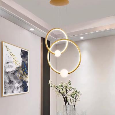 China Candelabro circular moderno para interiores 44w 23w 19w à venda