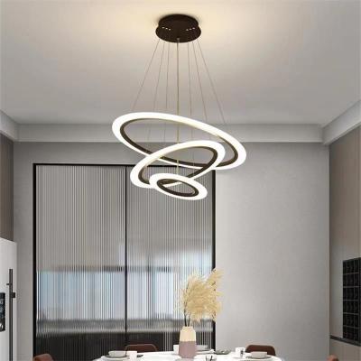China Luxury LED Acrylic Chandelier High End Pendant Lights Energy Saving for sale