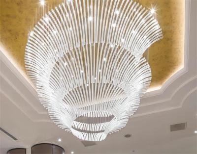 China Art high end Modern Acrylic Chandelier For Luxury Residences Te koop