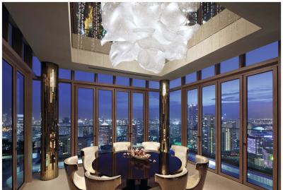 China Customized Luxury K9 Crystal Bead Large Crystal Chandelier Lighting Luxury Villas, High-End Clubs en venta