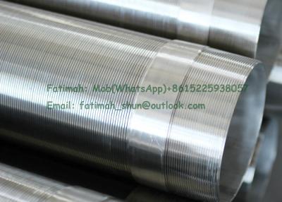 China SUS 304, 316l, Wedge Screen Filter Tube Pipe size of 9-5/8 Water Well Screen for sale