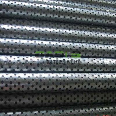 China API/ISO J55 pipe with round hole zinc plated of perforated pipe for sale
